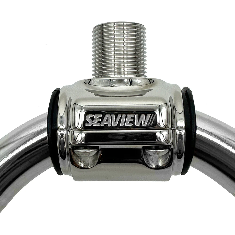 Seaview 316 Stainless Steel Antenna Rail Mount - 1" - 1-1/4" Rails [SVRCL1] - Image 2