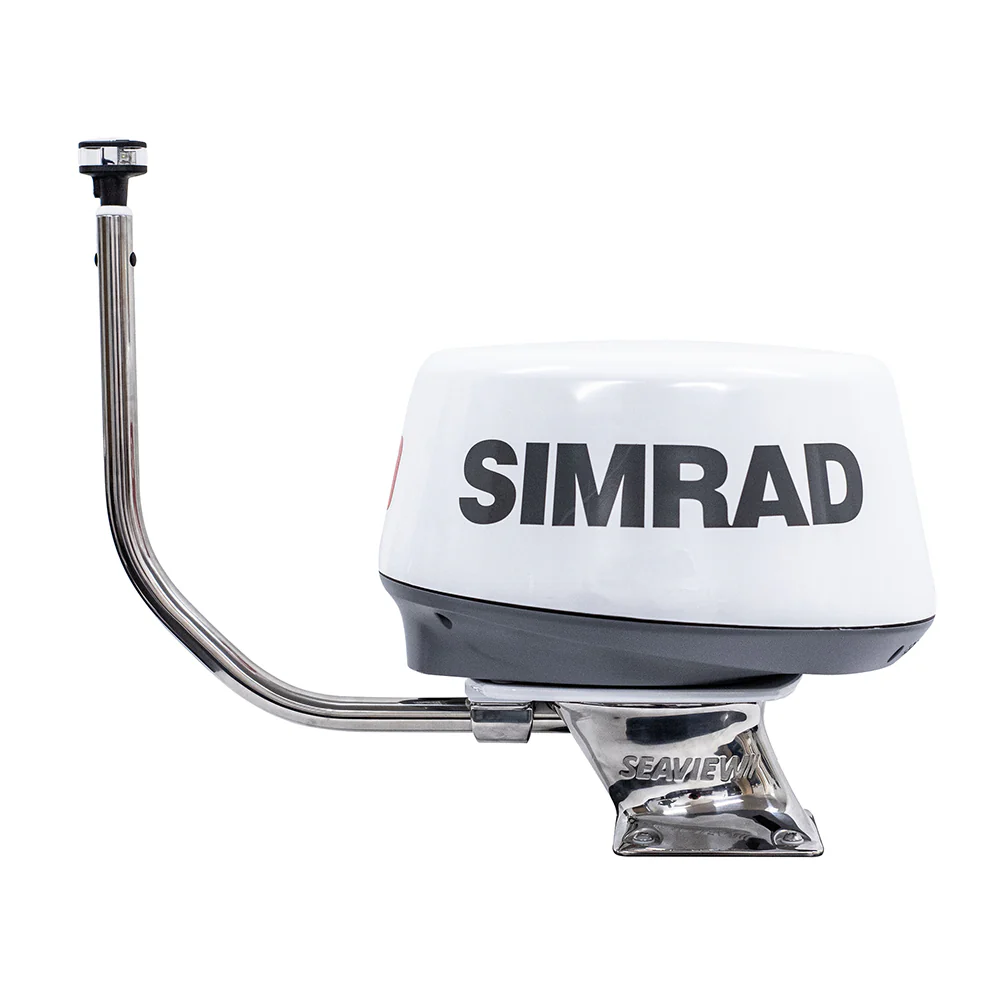Seaview 5" Stainless Steel Power Mount - 7" x 7" Base - f/Garmin/Raymarine 3G/4G Radar [PMA-5-7LSS] - Image 2