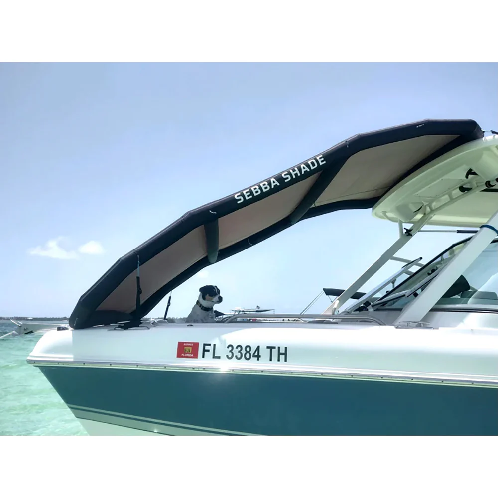 Sebba Shade 8 x 12 ft. Seafoam Sun Shade f/Boats 26'+ [SS8X12SFM] - Image 2