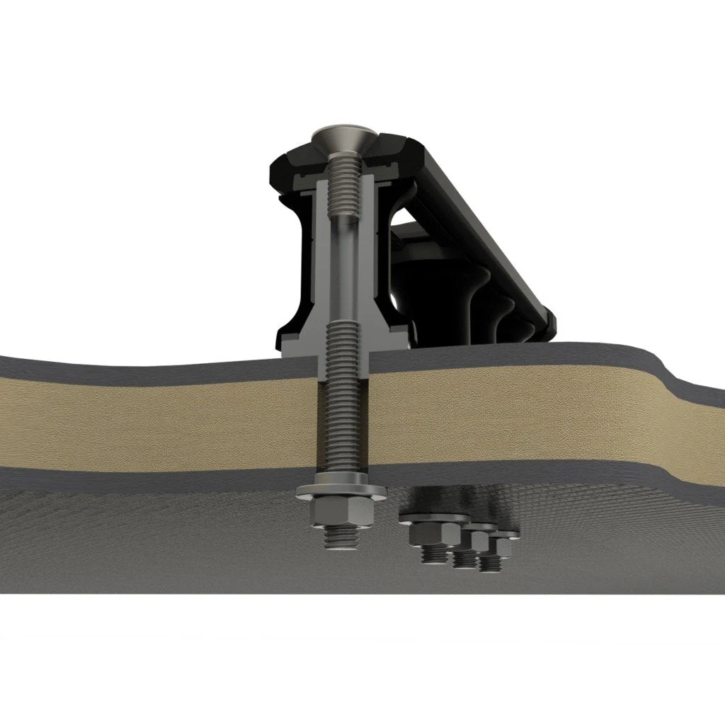 Spinlock Low Profile Aft Organizer 5 x 30mm Sheave (4 Rope) w/ Min Sheave Spacing - Image 2