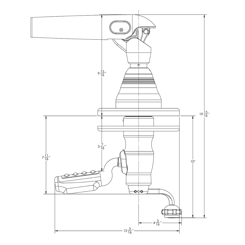 TACO GS-500 Grand Slam Outrigger Mounts *Only Accepts CF-HD Poles [GS-500] - Image 3