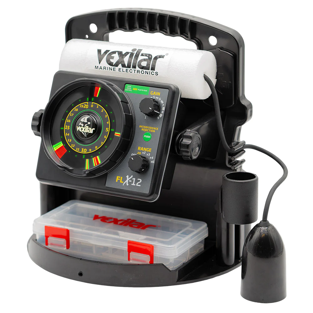 Vexilar FLX-12 Pro Pack II Fishing System w/12 Degree Ice Ducer [PPX1212] - Image 2