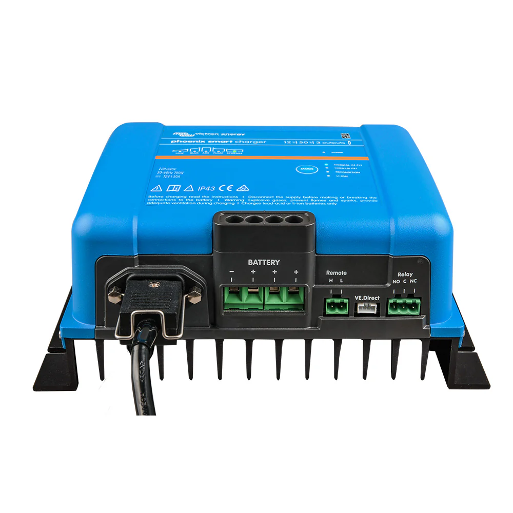 Victron Phoenix Smart IP43 Charger 12/50 (3) 120-240VAC Requires 5-15P Mains Cord [PSC125053095] - Image 2