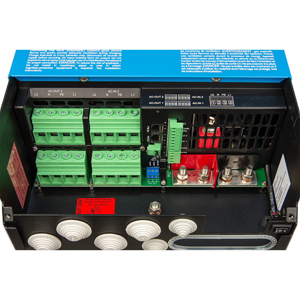 Victron Quattro-II - 24/3000 - 70-50/50 - 2X 120V [QUA242305130] - Image 6