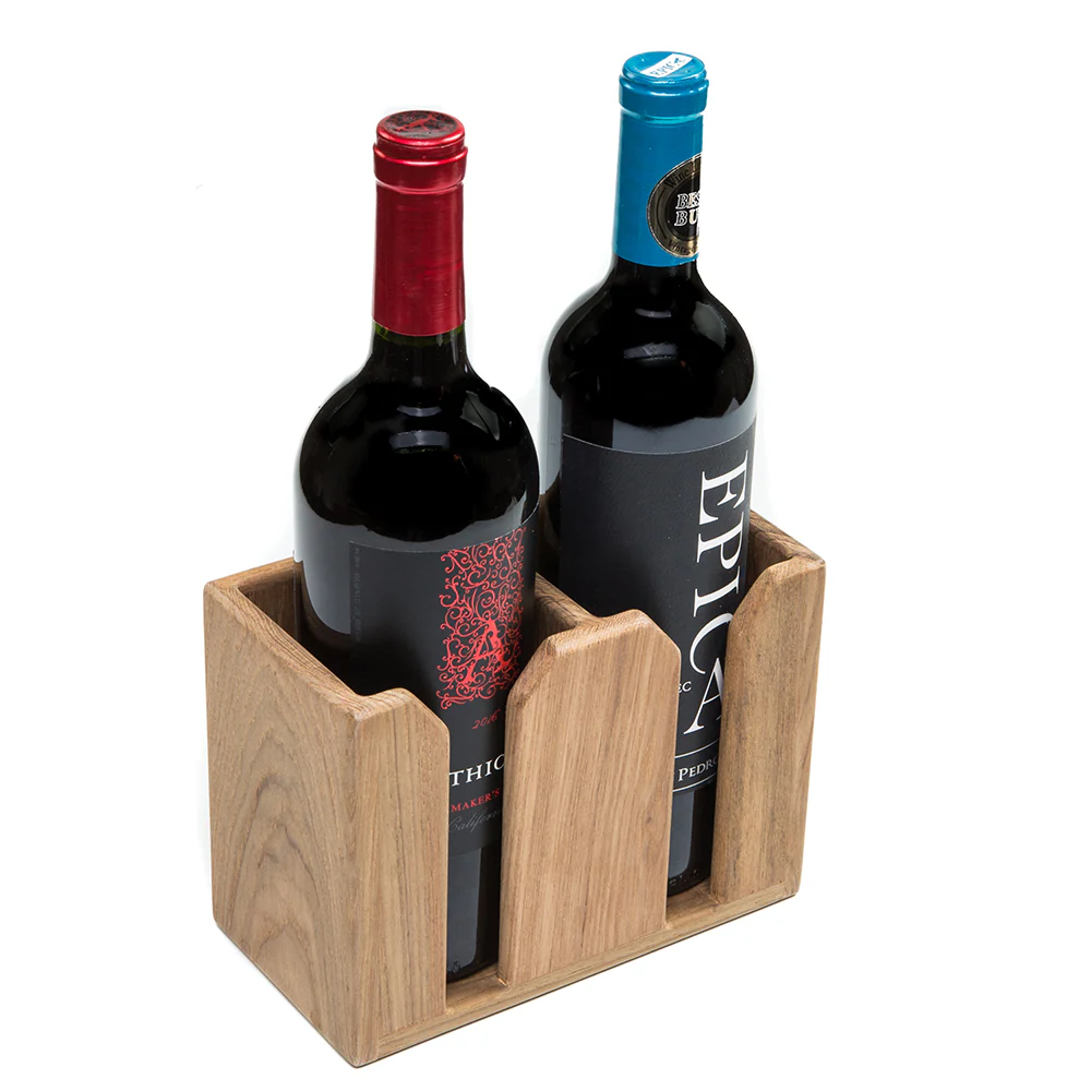 Whitecap Teak Two-Bottle Rack [62620] - Image 3