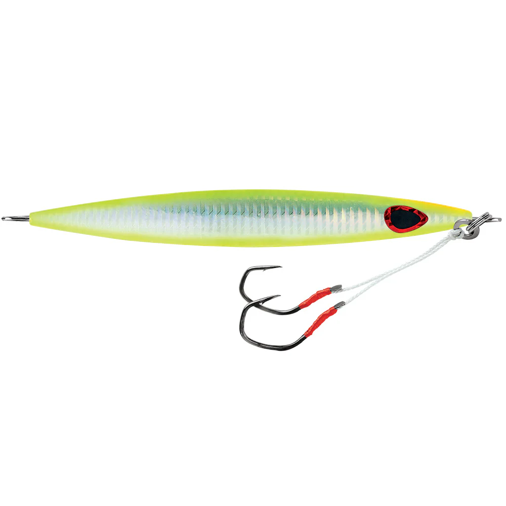 Williamson Kensaki 280 Jig - 7.25" - 9-7/8oz - UV Chartreuse Glow Zebra [KSJ280UVCGZ] - Image 2